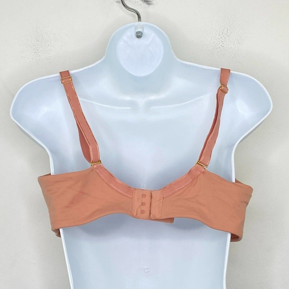 Soma 36D Bra Pink Embraceable Balconette Floral Lace Lightly Lined BG16 - Picture 4 of 4